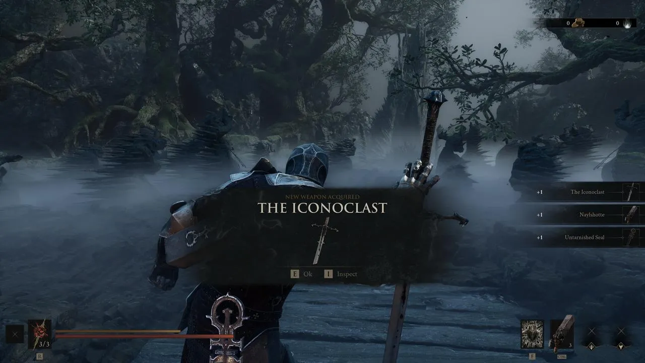 The Iconoclast and Naylshotte are unlocked during the prologue