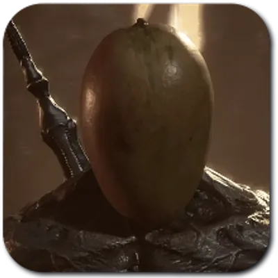 Mango mask, obtained by equipping the Mango on your passive item slot
