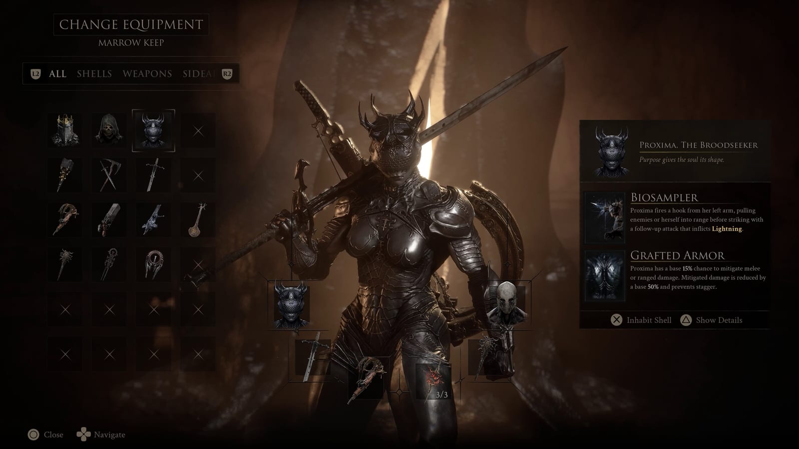 Mortal Shell 2 PS5 warrior character and world detail